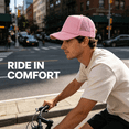 thumbnail image 4 of TELOLY 2026 New Baseball Cap Men and Women Outdoor Breathable Maga Hat Four Seasons Solid Color Fashionable and Versatile for Outdoor Travel Casual Sports Womens Hats Pink, 4 of 6