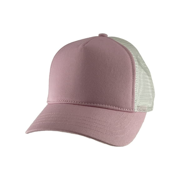 Top Headwear Adjustable Two-Tone Trucker Hat - Pink/White