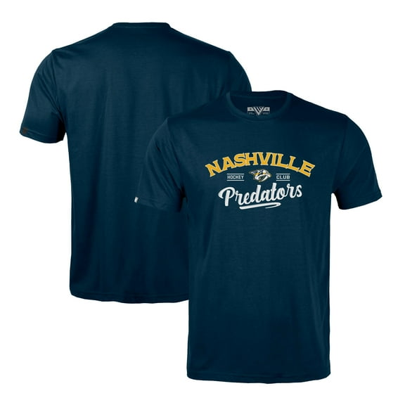 Men's Levelwear Navy Nashville Predators Richmond Ice Wall T-Shirt