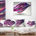 thumbnail image 4 of Designart Purple Associative Illustration - Contemporary Throw Pillow - 16x16, 4 of 5