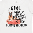 thumbnail image 4 of Inktastic A Girl Who Loves Her German Shepherd Boys or Girls Toddler T-Shirt, 4 of 5