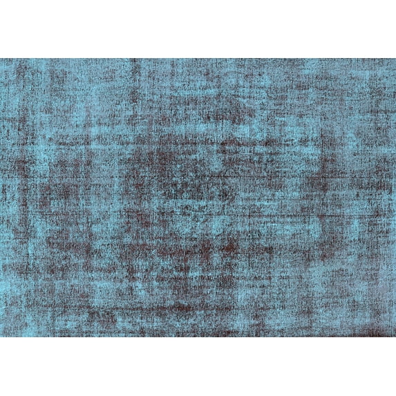 Ahgly Company Indoor Rectangle Oriental Light Blue Industrial Area Rugs, 3' x 5'