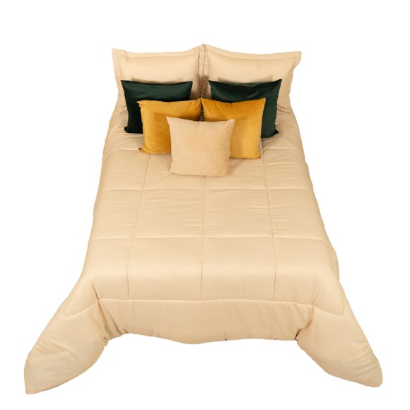 Edredón Duvet Castelog Santorini Matrimonial Beige/Cafe
