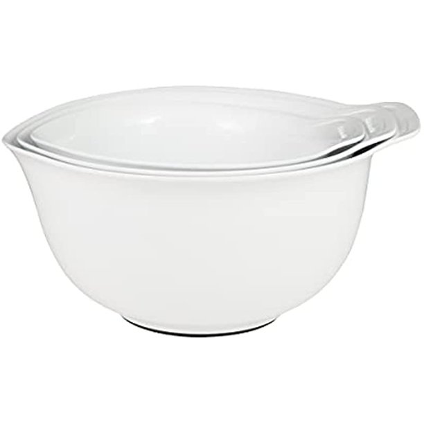 KitchenAid Universal Mixing Bowls, Set Of 3, White