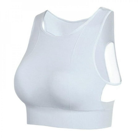 

Women s Wire Free Sport Bras Running Exercise Yoga Beautiful Back Fasting Dry Bras White M