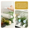 thumbnail image 3 of OULII 2Pcs Bottle Organizer Translucent White Stackable Water Bottle Storage Basket for Kitchen Organization, 3 of 8