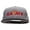 Black Grey, variant on Orange Karate Kick Embroidered Two Tone Flat Bill Snapback - Black Grey OSFM