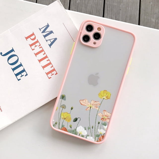 Butterfly Lavender Higan Flower Phone Case For iphone 7 8 plus 12 13 mini 11 15 14 pro max X XR XS Max Shockproof Shell Cover