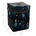 thumbnail image 5 of Gemini Constellation Foldable Car Trash Bin with Lid and Leak-Proof Mini Trash Can - Hanging Storage Bag for Car Garbage Can, 5 of 6
