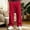 c01Red, variant on USNSM Men's Fall and Winter Fleece Pants Wide Leg Lounge Sweatpants Elastic Waist Drawstring Loose Joggers Athletic Pants with Pockets Brown S