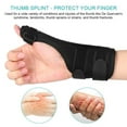 thumbnail image 3 of SkyAuks Thumb Brace, Thumb Splint, Finger Protector with Removable Splint and Adjustable Straps for Arthritis Pain, Joint Sprains or Injured Thumb Support, Black, 3 of 6