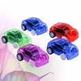 thumbnail image 5 of 25 piezas de simulación de coches de plástico con retroceso, minimodelos de coches de juguete para niños, juguetes de aprendizaje temprano con fricción (color aleatorio), 5 of 5