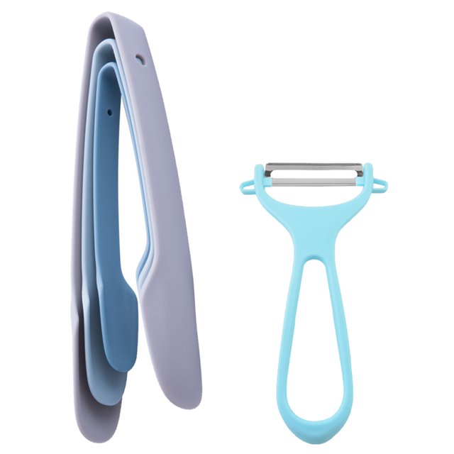 Sistema de la cocina para el nuevo apartamento casero, cuchillo de pelar del acero inoxidable del clip plástico de la comida 3 en 1
