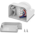 thumbnail image 2 of 1x Infrared Motion Sensor Detector Emerge Wall Mount Indoor Outdoor Splashproof 180° Tiltable Working Area 12m Range White, 2 of 4