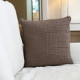 thumbnail image 2 of Fabstyles 18" Throw Pillow with Poly-Insert 100% Waffle Weave Cotton Cover (Set of 2), 2 of 2