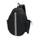 thumbnail image 3 of Bolsa de hombro para raqueta de tenis, bolsa de bádminton, bolsa de transporte portátil para almacenamiento de raquetas para mujer Negro, 3 of 9