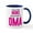 White/Navy Inside, variant on CafePress - BEST MOMS GET PROMOTED TO OMA Mugs - 11 oz Ceramic Mug - Novelty Coffee Tea Cup