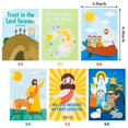 thumbnail image 2 of Libro para colorear de la Biblia cristiana GROBRO7 para niños con 24 piezas, 2 of 7