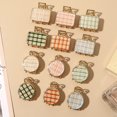 thumbnail image 4 of Pince à Cheveux en Métal: 6PCS Plaid Carré Rond Pince à Cheveux Pince à Mâchoire Accessoire Cheveux, 4 of 9