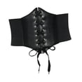thumbnail image 1 of Cinturón de vestir para mujer, cinturón elástico, cinturón retro con hebilla, cinturón de vestir de moda, cinturón elástico para niñas, falda de Negro, 1 of 8