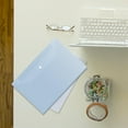 thumbnail image 5 of Dvruxg Plastic Envelopes File Folders Document Organizer A4 Letter Size Paper Holder Organizer Color Envelopes with Snap Closure File Bags for Office, 5 of 5