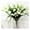 White, variant on Morttic 6 Pack Artificial Lily Calla Flowers,Outdoor UV-Resistant Plastic Fake Flower Plants Bushes for Home Garden Wedding Decor (Yellow)