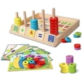 thumbnail image 4 of Juguetes manipulativos de matemáticas, juguetes de bloques de números de madera para niños, juguete educativo de aprendizaje para jardín de infantes, artículos imprescindibles para el aula p, 4 of 5