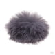 thumbnail image 1 of 2 piezas gris exterior micrófono parabrisas Wind Muff cubierta peluda para micrófono de solapa, 1 of 9