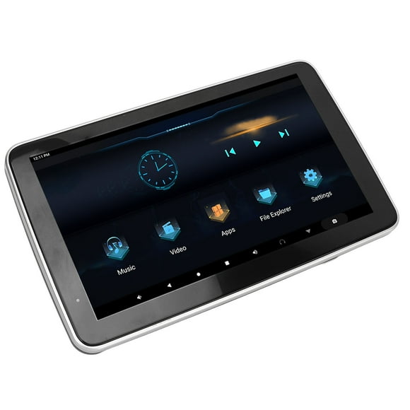 Headrest Multimedia Player, High Sensitivity 1080P HD Car Headrest Monitor for 9.0 for Vehicles