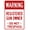Warning Sign 4, variant on Bilingual No Loitering Soliciting English & Spanish Metal Sign, Security Warning for Public Areas 8x12 Inch