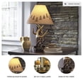 thumbnail image 5 of Signature Design by Ashley Derek Poly Table Lamp in Brown (Set of 2), 5 of 5