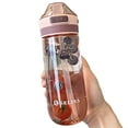 thumbnail image 1 of Bouteille d'Eau Transparente Portable Couvercle Rabattable Étanche Bouteille à Boire Bouteille à Boire, 1 of 10