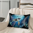 thumbnail image 3 of Disketp Watercolor Turtle4 Satin Pillowcase For Hair And Skin - Satin Pillow Cases Standard Size 20x30 Inches With Zipper,Gifts For Women Men, 3 of 8