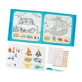 thumbnail image 2 of Pegatinas y libro de viaje, bonitas pegatinas impermeables, juego de pegatinas de gelatina para niños en edad preescolar a partir de 3 años, regalo de Tráfico, 2 of 8
