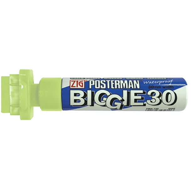 30 Mm Wide Tip Paint Marker Fluorescent Green Walmart Com