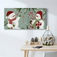 thumbnail image 6 of Peppermint Snowman Collection D- Gallery Wrapped Canvas, 6 of 9