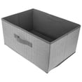 thumbnail image 1 of Nonwoven Drawer Storage Box Grey for Home Use Square Sundries Storage Case, 1 of 5