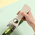 thumbnail image 2 of Acero inoxidable de frutas multifuncional pelador de cocina Gadget mango de madera pelador de frutas cepilladora, 2 of 7
