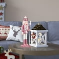 thumbnail image 6 of OUNONA Pink Wooden Nutcracker Puppet Decor for Desktop and Living Room, 6 of 6