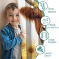 thumbnail image 3 of Blackout Kids Curtains,Highland Cows with Sunflowers Childrens Insulated Curtains Set Of 2,Bedroom Essentials,Toddler Room Decor 52x63in(132x160cm), 3 of 4