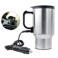 thumbnail image 2 of CARTTOU Bouilloire de Voiture 450ml Bouilloire Électrique Portable en Acier Inoxydable Tasse Contenant Isotherme, 2 of 7