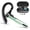 Green, variant on Bluetooth Headset, Single-Ear Bluetooth Earpiece with ENC Mic with HiFi Stereo Sound, 72 Hours Talking Time Wireless Headset V5.3 with 400mAh Charging Case for iOS Android Cell Phones, Black