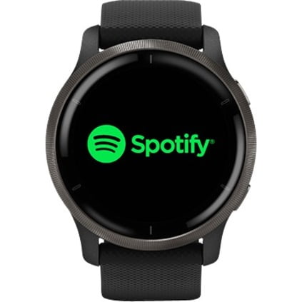 GARMIN Venu¬Æ 2 Smartwatch, Slate Bezel with Black Case & Silicone