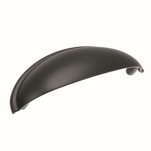 Amerock BP22094FB 3 in. Center to Center Allison Cabinet Cup Pull, Matte Black