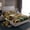Brown Green, variant on Homewish Jungle Animal Wolf Bed Sheets,Howling Wolves King Sheets,Brown Beige Sheet Set For Adults,Ultra Soft Home Decor,4pcs