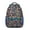 Blue-green-11, variant on Summer Bright Floral Print Backpack - Waterproof Stylish Bookbag for College