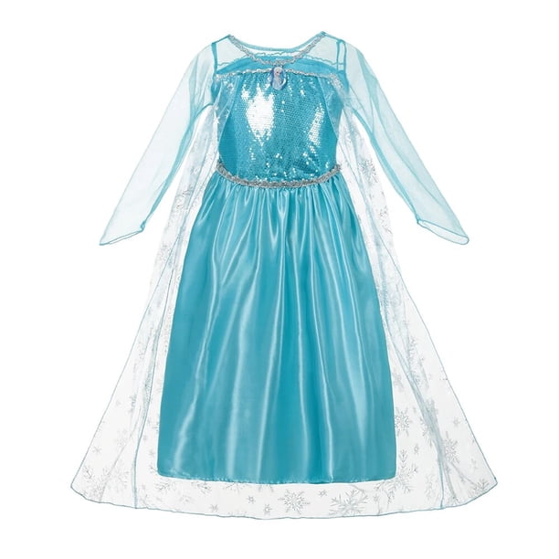 Vestido de fiesta de princesa Disney para niñas, disfraz de Frozen, Elsa, Rapunzel, Addams, regalo de cumpleaños