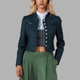 thumbnail image 6 of DuoJiaJ Womens Bavarian Lederhosen Jacket, Traditional Festival Short Coat Blue S, 6 of 6