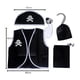thumbnail image 2 of 1PC Disfraz de espectáculo de piratas para niños de Halloween Disfraz de pirata clásico Disfraz de fiesta de Halloween Mascarada Escenario Traje de cosplay para niños Adecuado para 80-130cm, 2 of 7