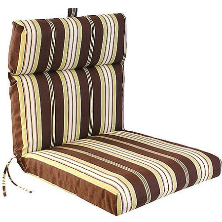 Jordan Manufacturing Stripe Outdoor French Edge Chair Cushion Jordan Manufacturing Stripe Outdoor French Edge Chair Cushion Multiple Patterns